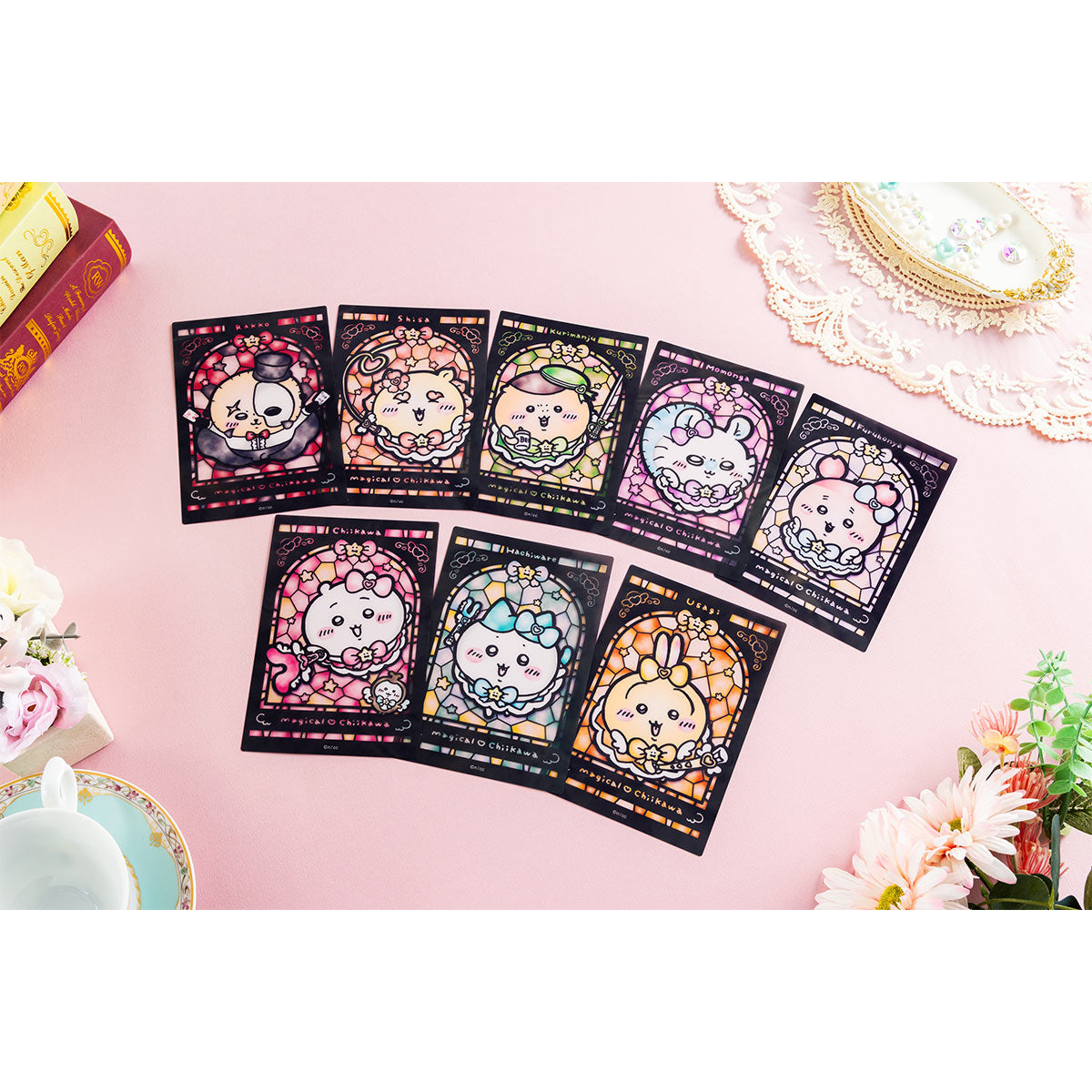 ちいかわ まじかるちいかわ ステンドグラス風クリアカード(古本屋)