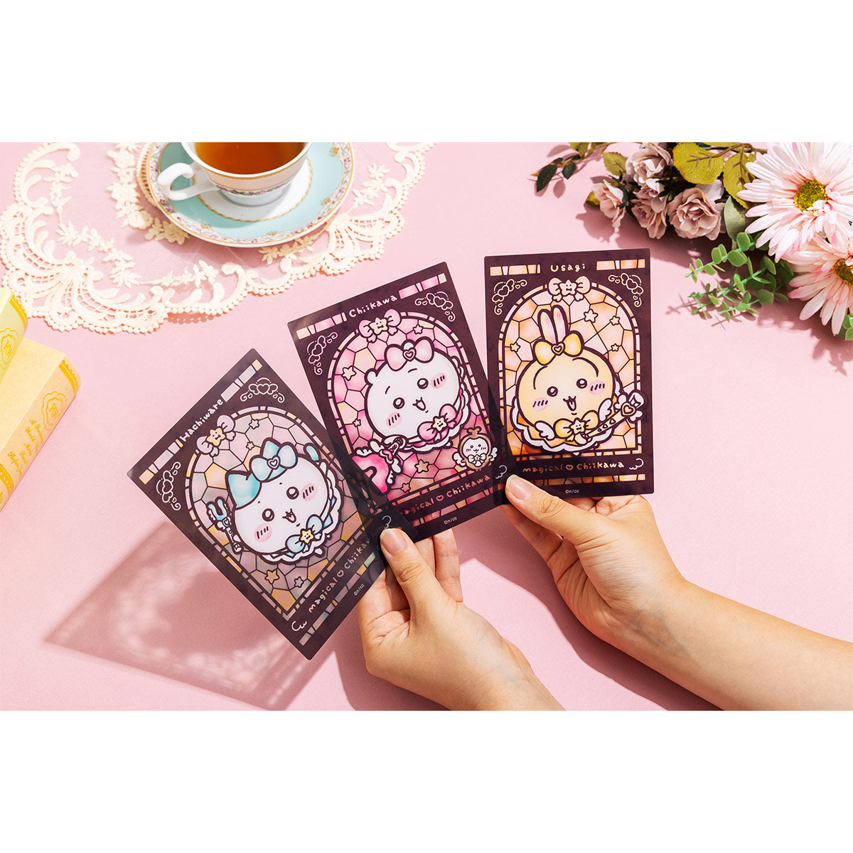 Chiikawa Magical Chiikawa Stained Glass Style Clear Card (Shisa)