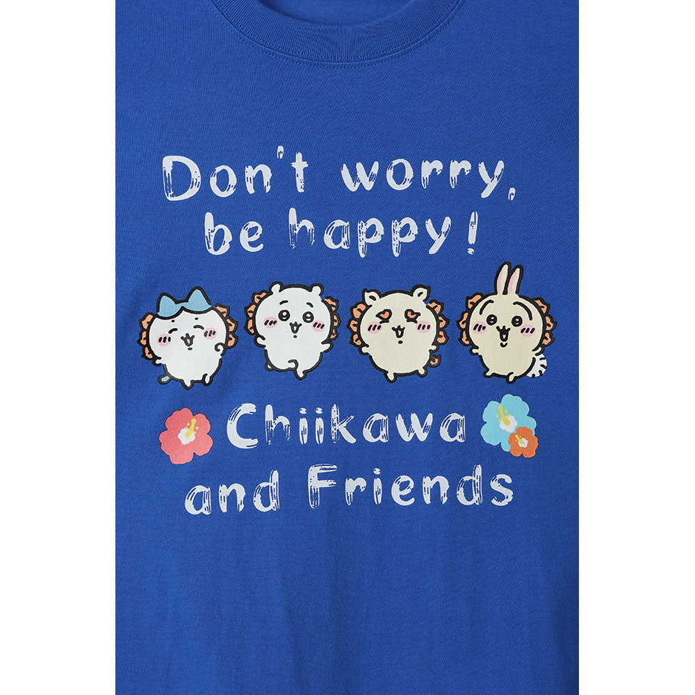 ちいかわ シーサー祭り!!! Tシャツ ちいかわフレンズ ブルー