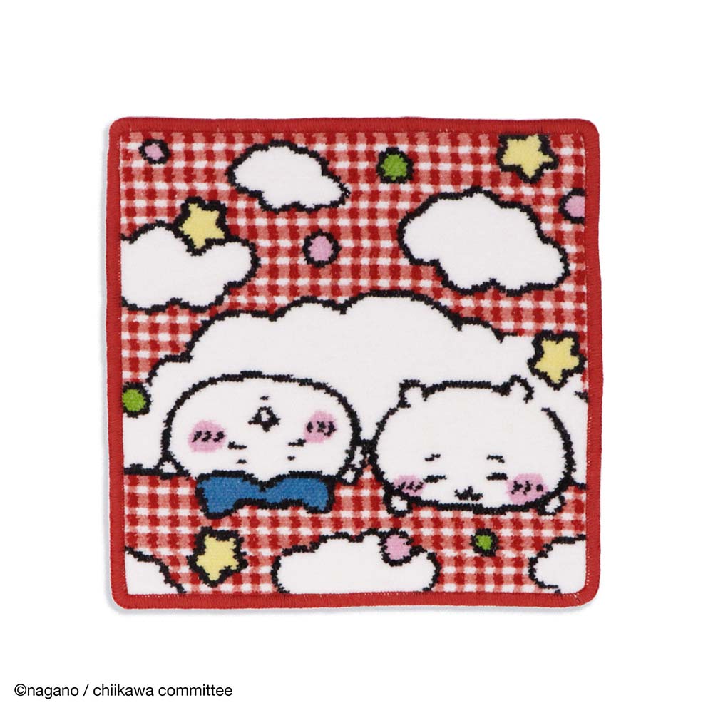 吉伊卡哇 雪尼尔绒毛巾手帕(滚滚 红色)
