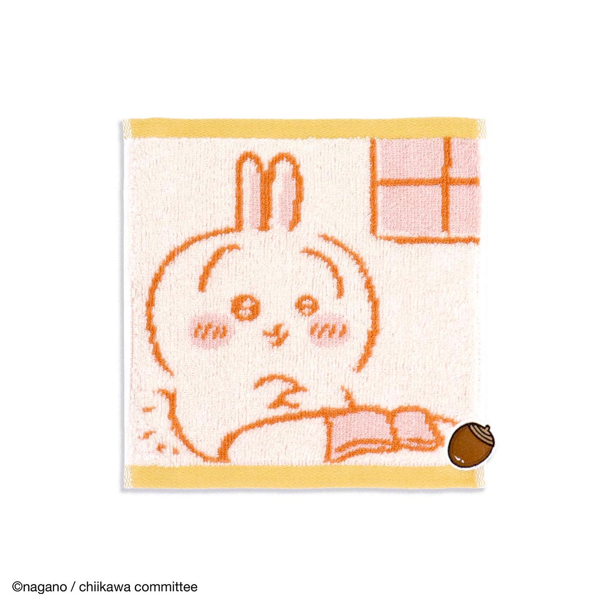 ちいかわ タオルハンカチ(おうち イエロー)