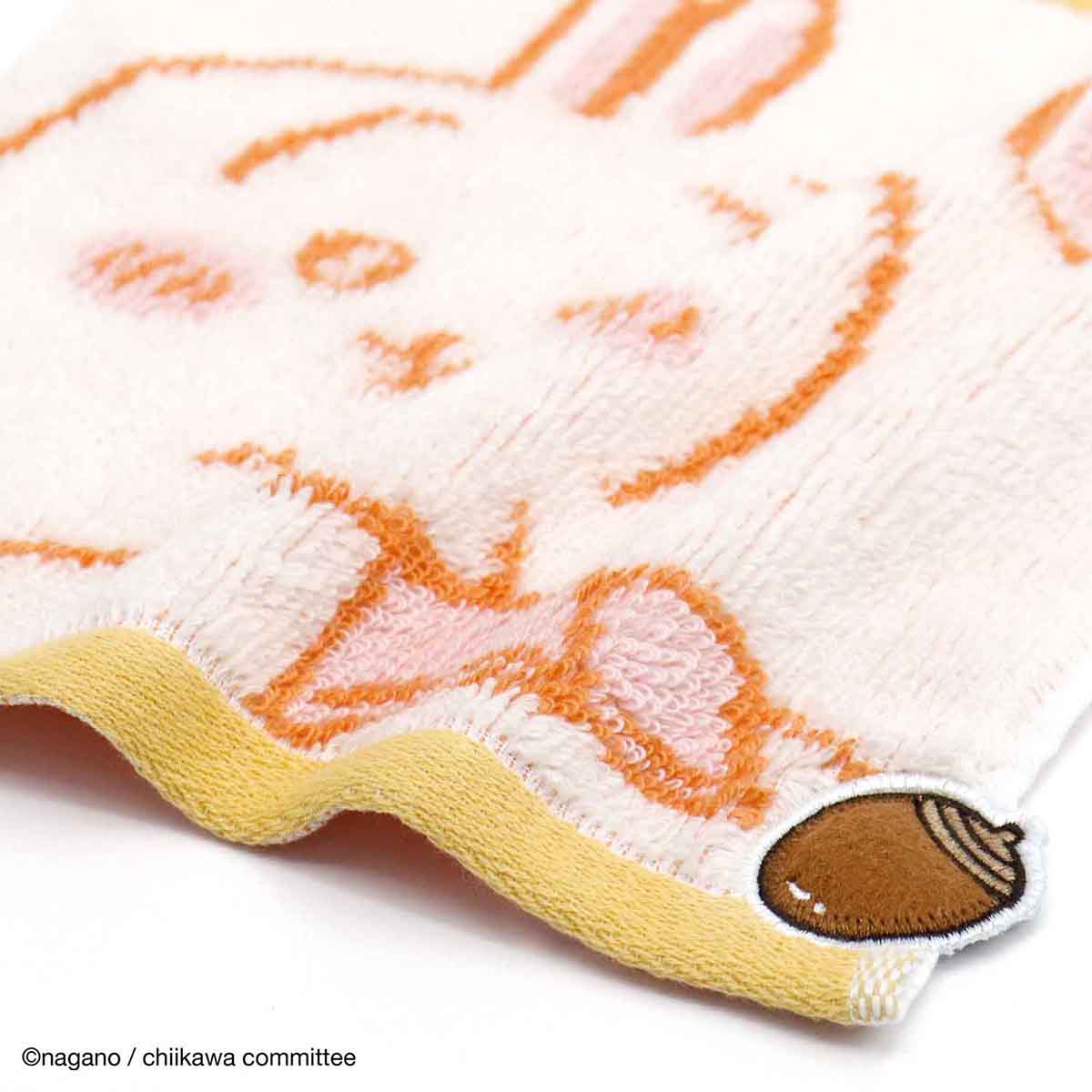 ちいかわ タオルハンカチ(おうち イエロー)