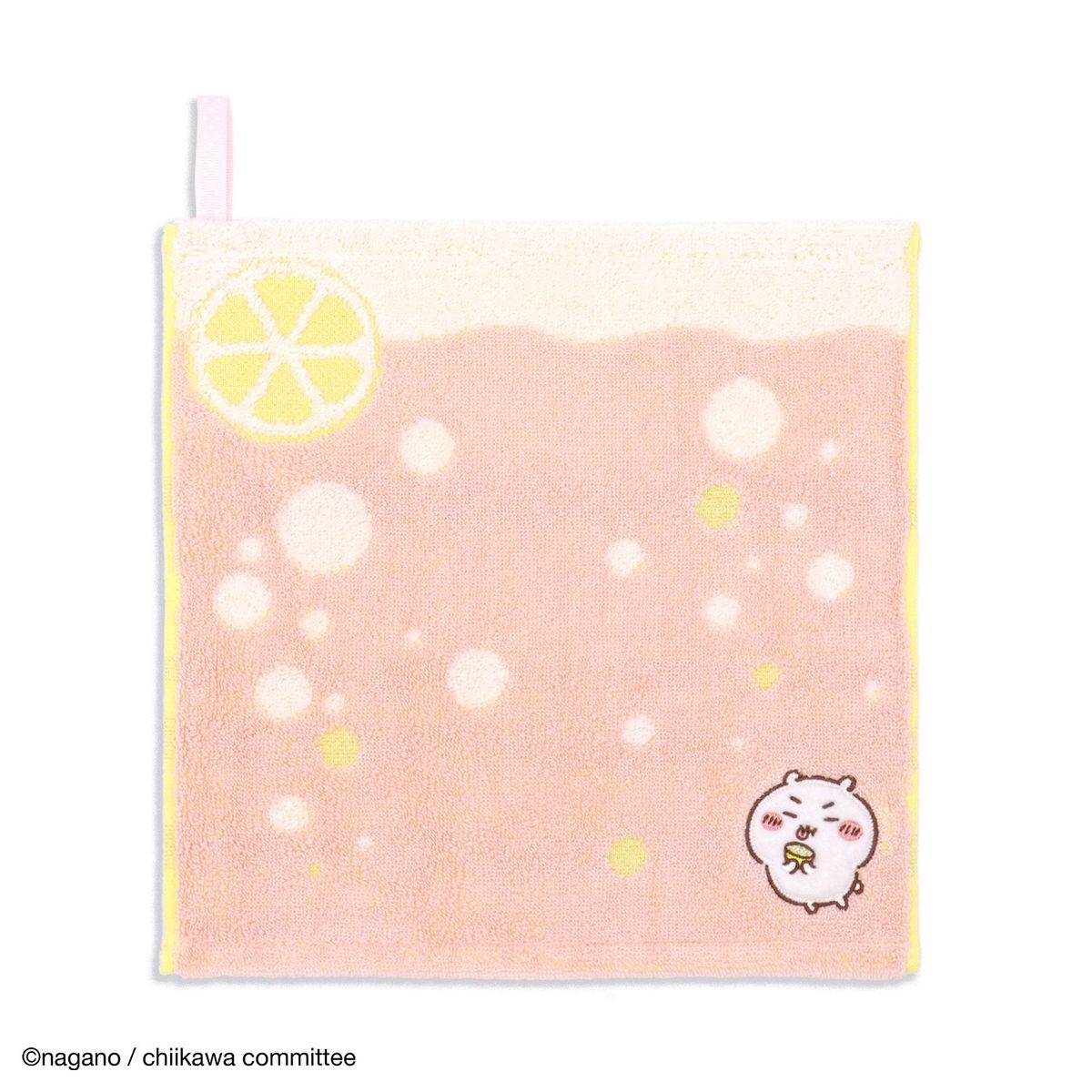 ちいかわ タオルハンカチ(すっぱ ピンク)