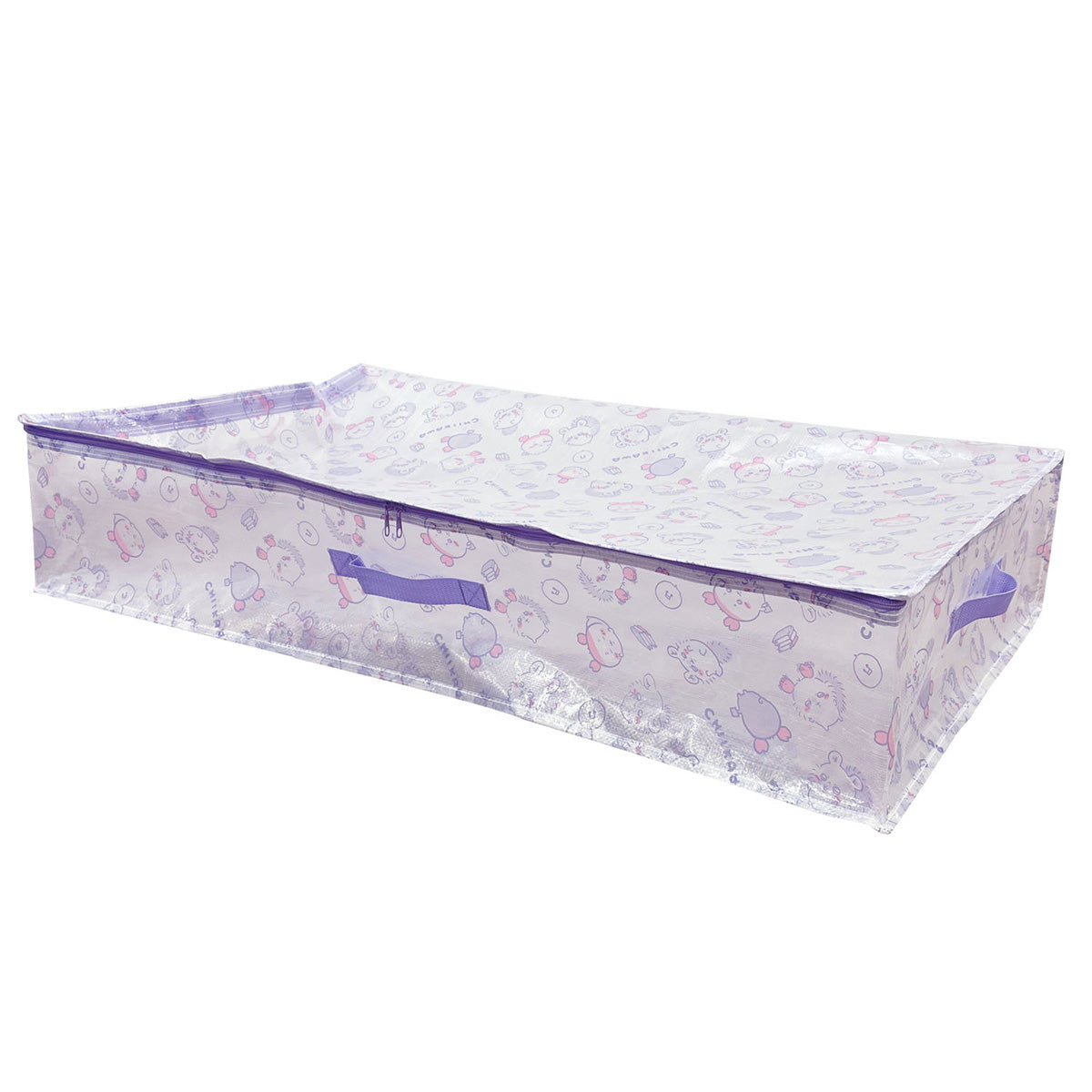 Chiikawa Wide Storage Box Purple