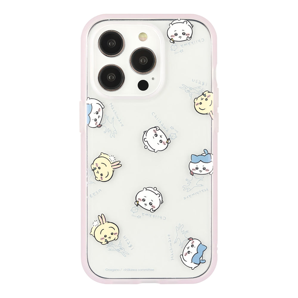 ちいかわ IIIIfit Clear iPhone 14Pro/13Pro対応ケース(お絵かき)