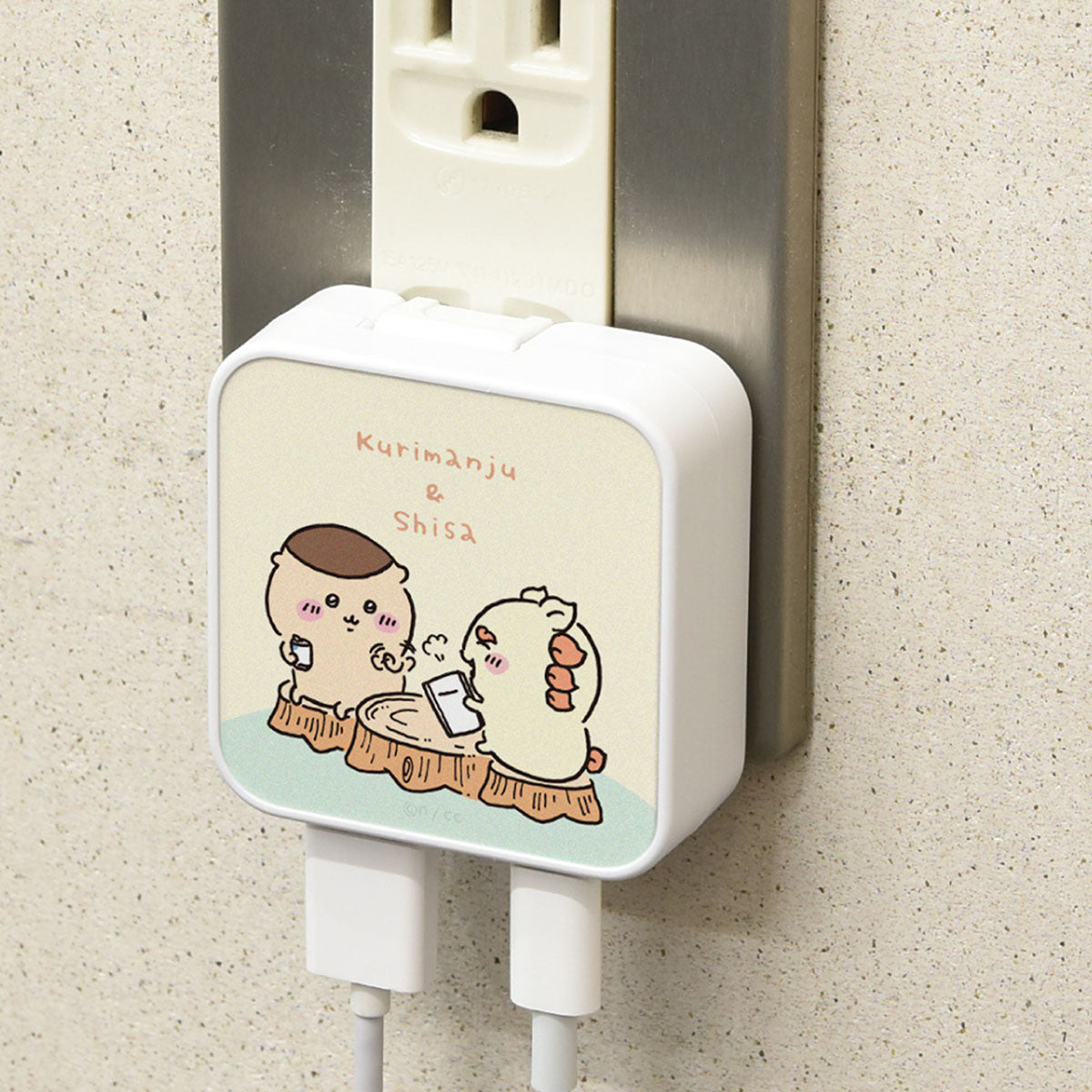 치이카와 USB/USB Type-C AC 어댑터 (쿠리만쥬 & 시사)