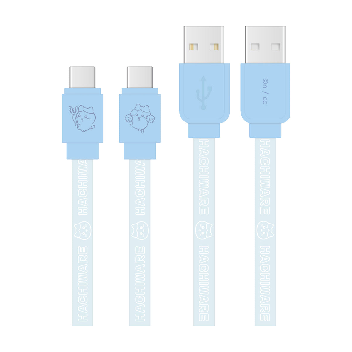吉伊卡哇 USB Type-C兼容 同步&充电线(哈奇喵)
