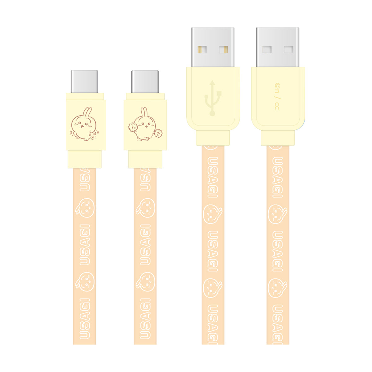 ちいかわ USB Type-C対応 同期&充電ケーブル(うさぎ)