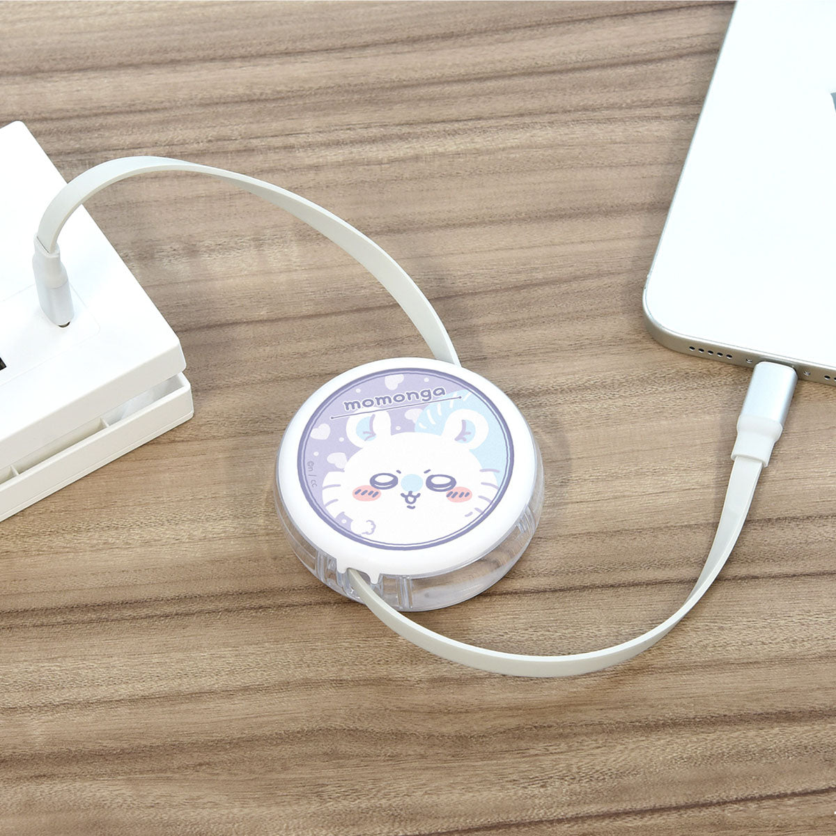 吉伊卡哇 USB Type-C相容 同步&充電卷線電纜(莫莫加)