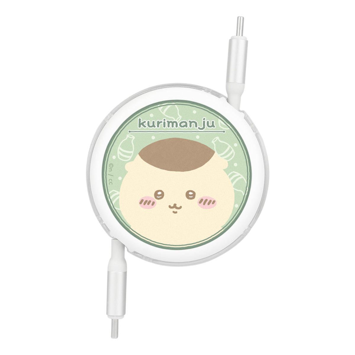 ちいかわ PD60W対応 USB2.0リール式Type-Cケーブル(くりまんじゅう)