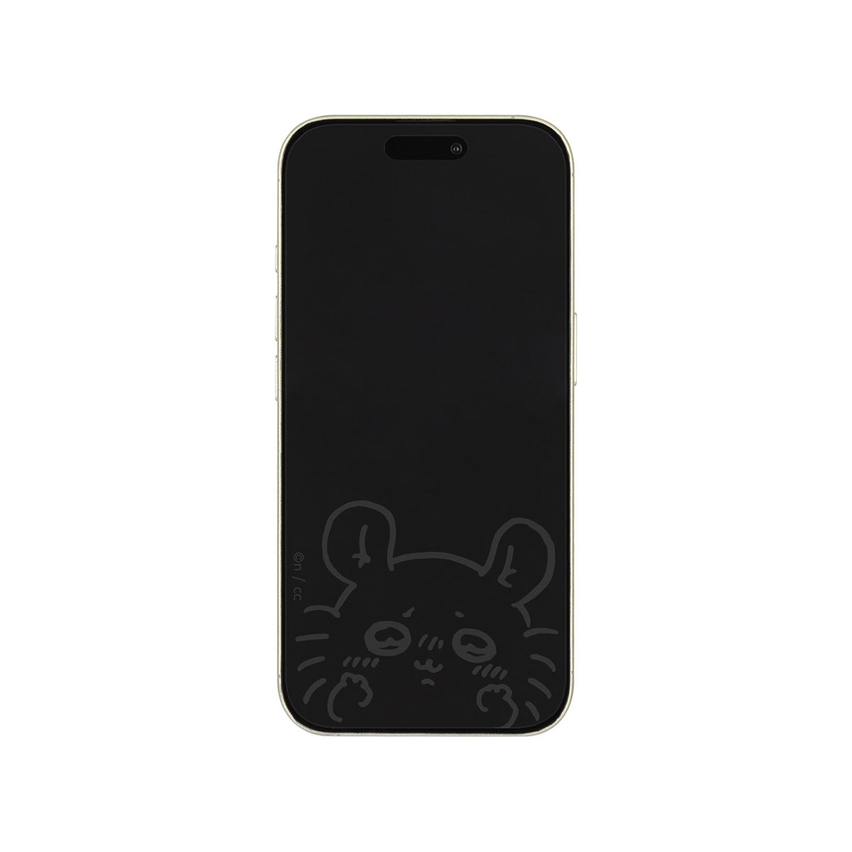 Chiikawa Glass Screen Protector for iPhone 16/15/15Pro/14/14Pro/13/13Pro (Momonga)