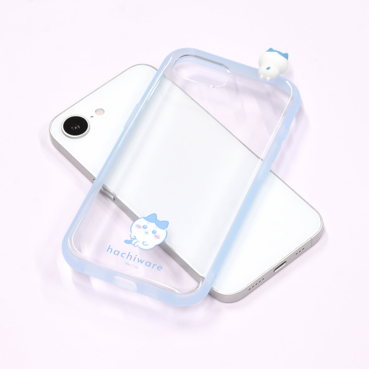 吉伊卡哇 Frame IIIIfit 透明保护壳 iPhone16e 兼容款(哈奇喵)