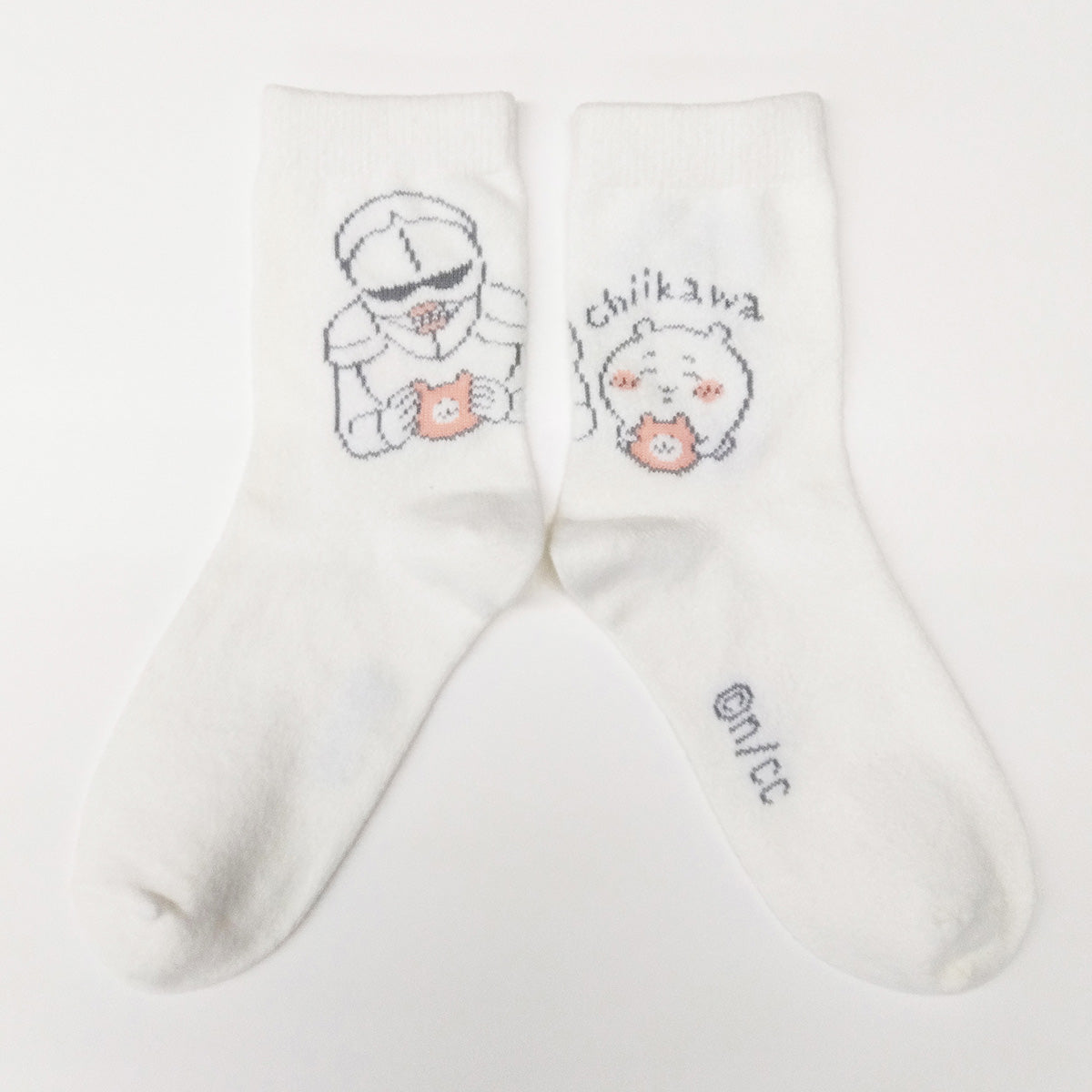 ちいかわ ルームソックス 2Pセット(ちいかわ オフホワイト・ピンク) レディース用