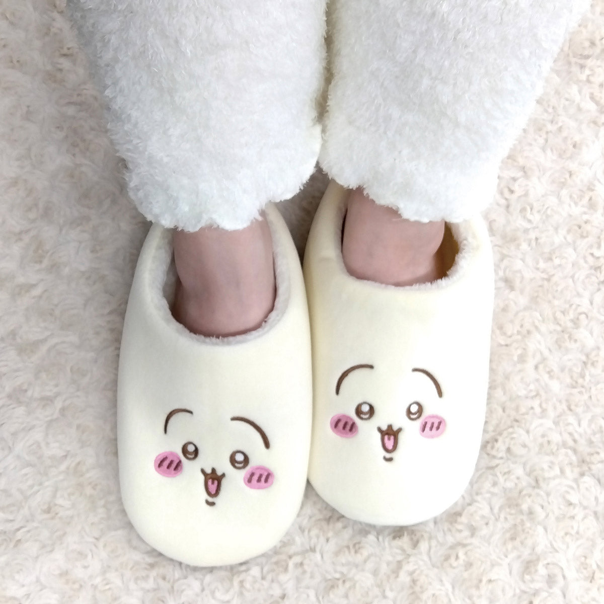 치이카와 포근한 룸 슈즈 (우사기) 여성용
