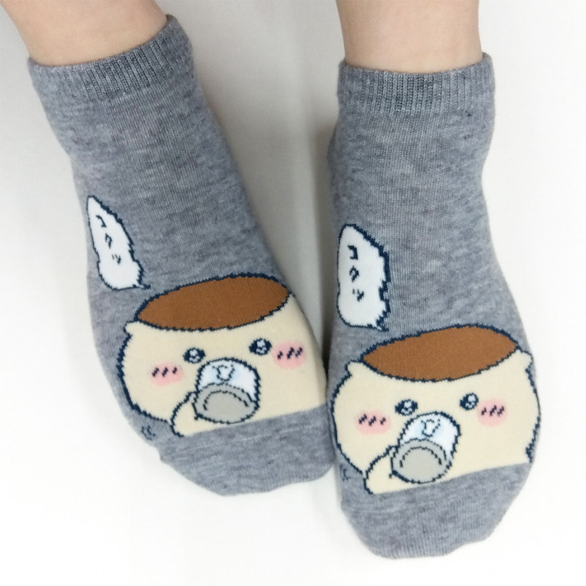 ちいかわ スニーカーソックス(くりまんじゅうコクッ) レディース用
