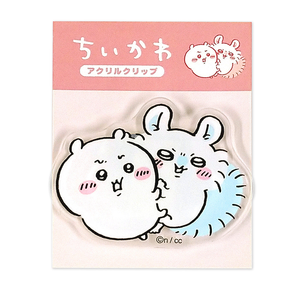 ちいかわ アクリルクリップ（ちいかわ＆モモンガ）