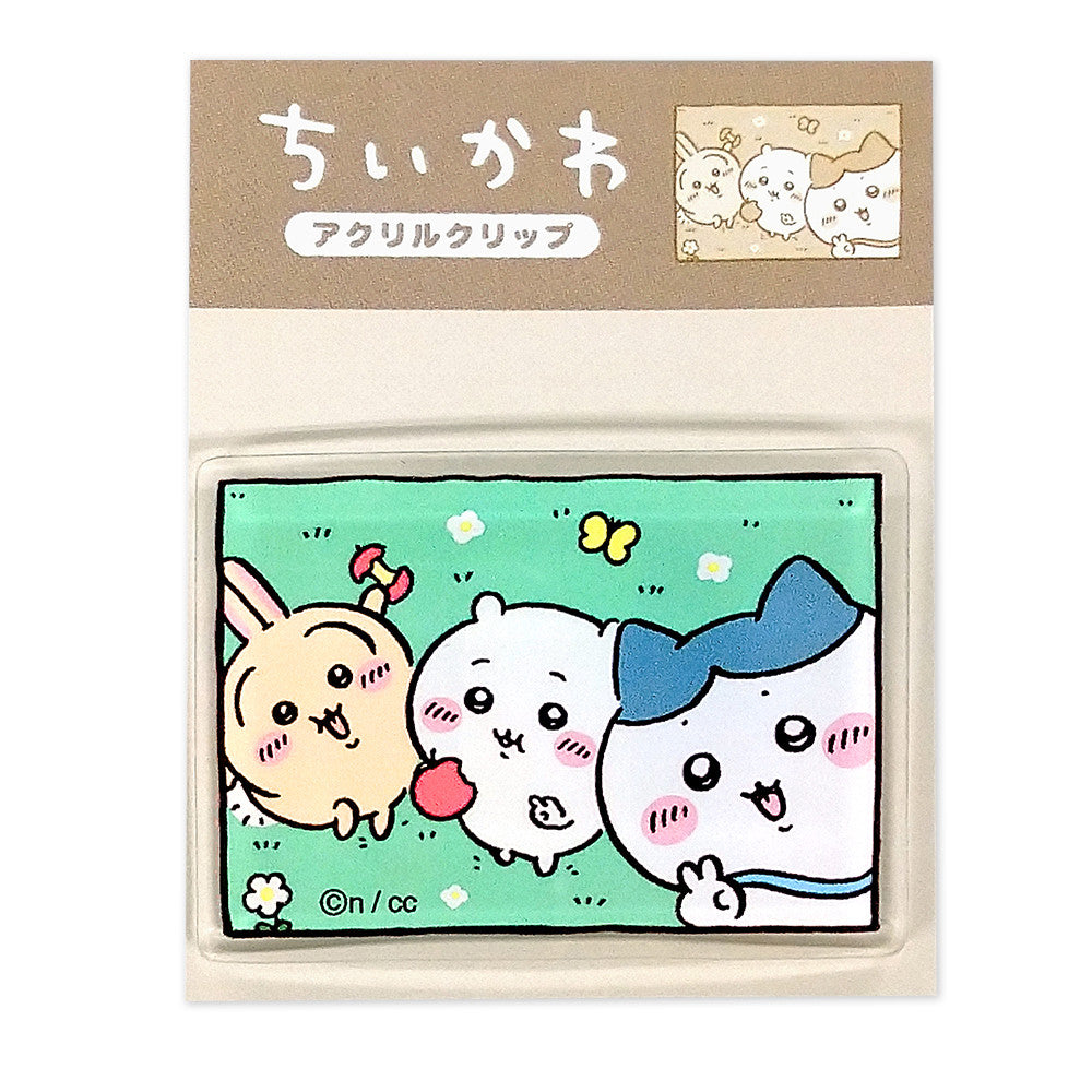 吉伊卡哇 壓克力夾子(比耶)