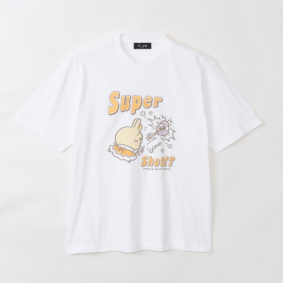 치이카와 초매지컬 치이카와 빅T셔츠 Super Shot!? 화이트