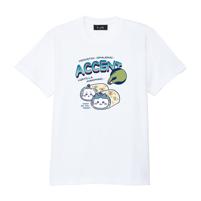 ちいかわ ちいかわレストラン Tシャツ ACCENT ホワイト