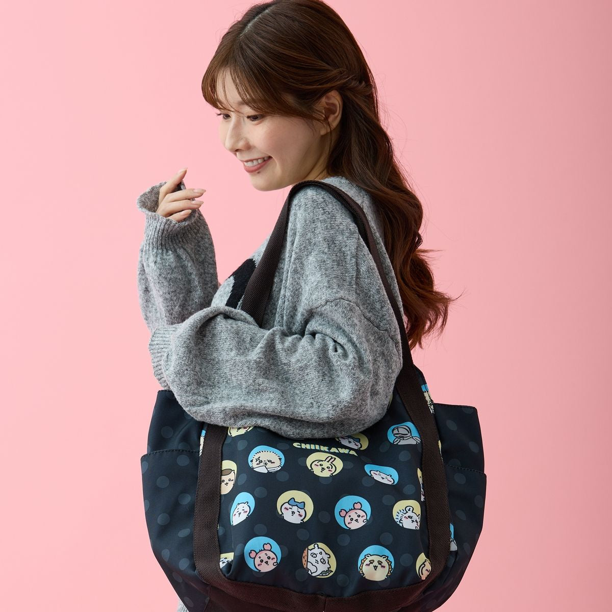 치이카와 벌룬백 도트 블랙