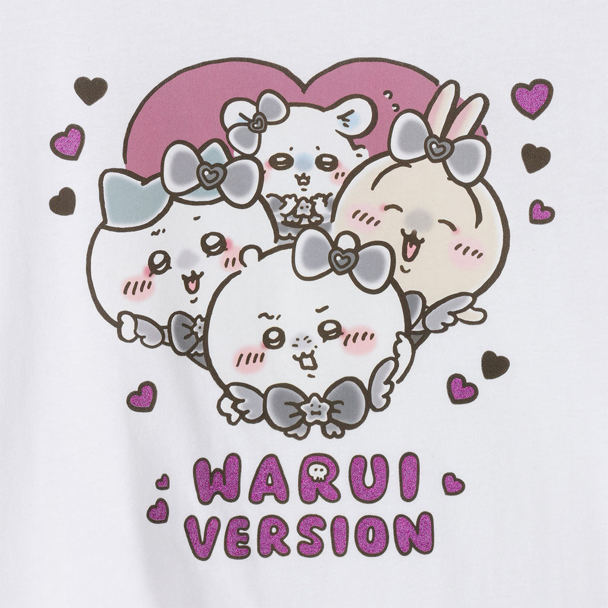 ちいかわ まじかるちいかわ Tシャツ 悪いバージョンだ みんな ホワイト