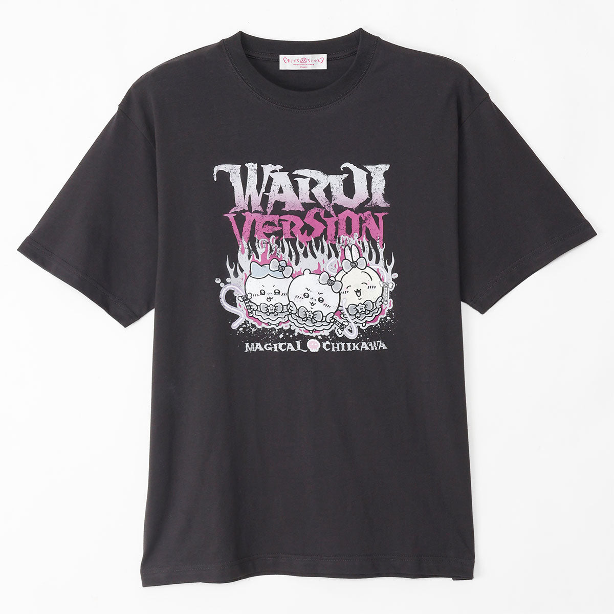 ちいかわ まじかるちいかわ Tシャツ 悪いバージョンだ 3人 スミ