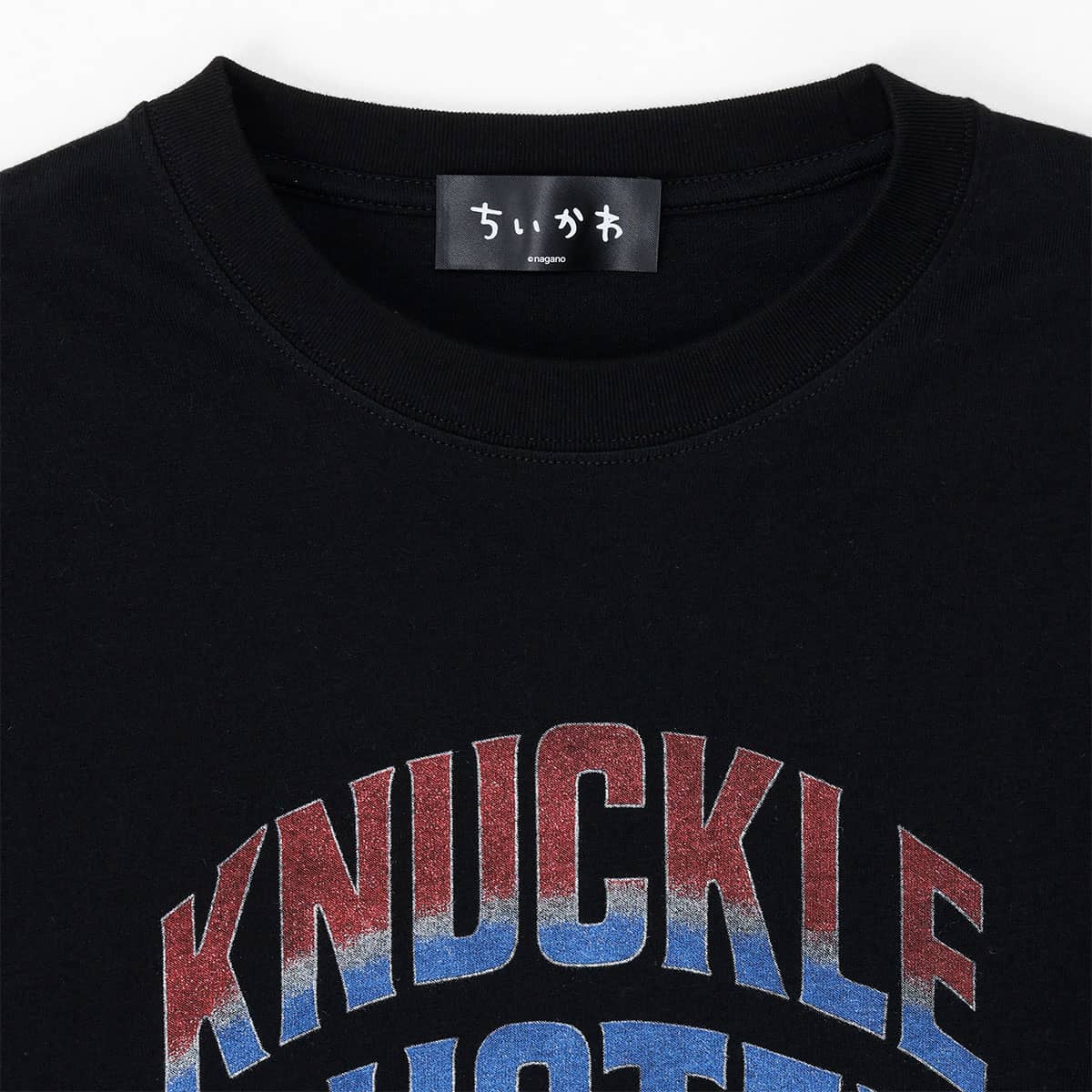 ちいかわ Tシャツ KNUCKLE DUSTER ブラック