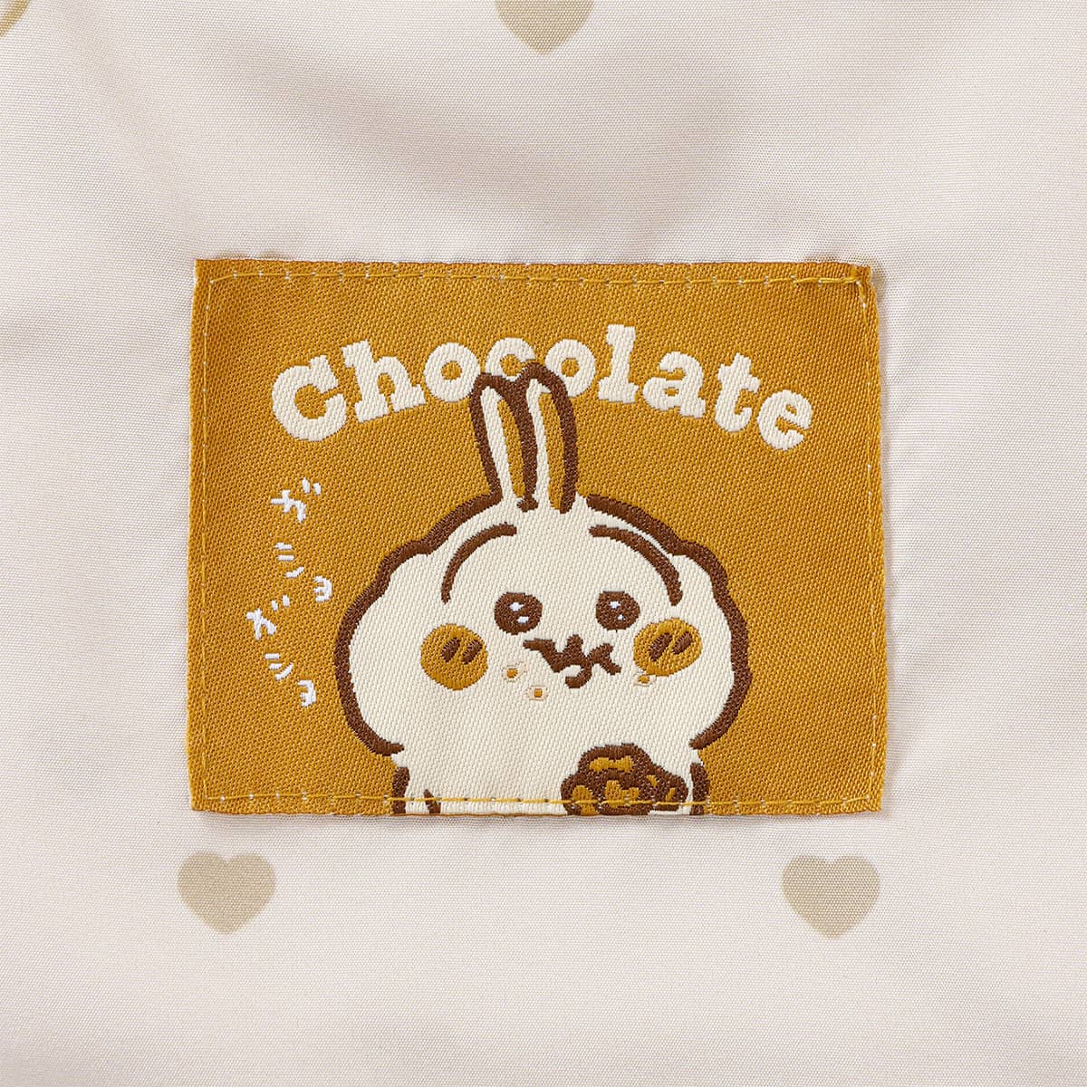 ちいかわ エコバッグ ハートチョコレート うさぎ イエロー