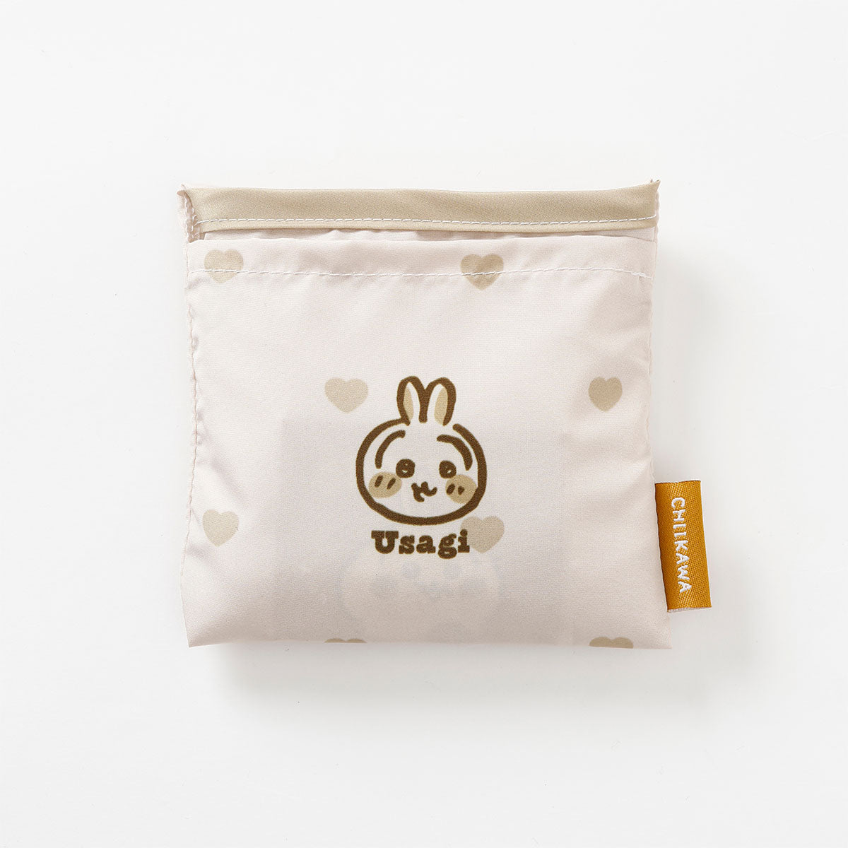 ちいかわ エコバッグ ハートチョコレート うさぎ イエロー