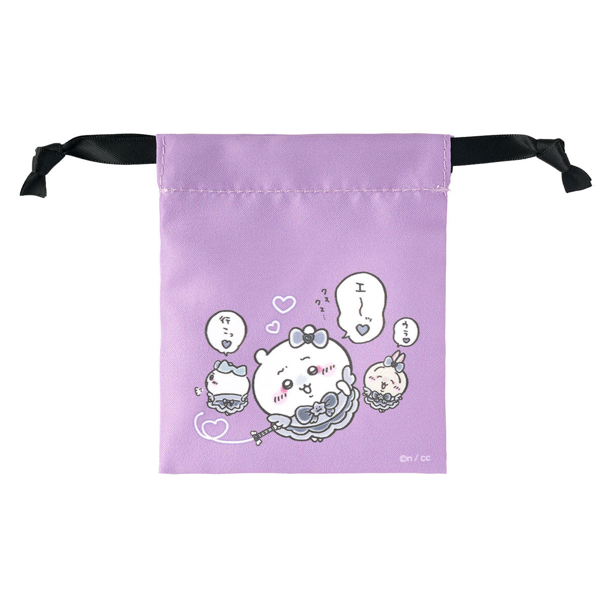 ちいかわ まじかるちいかわ 悪いバージョンなミニ巾着(ハート)