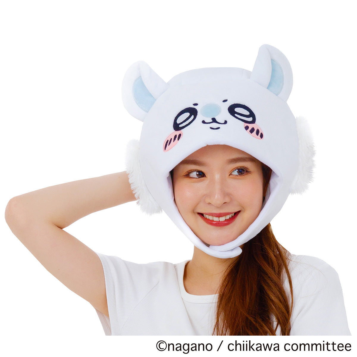 Chiikawa Plush Hat (Momonga)