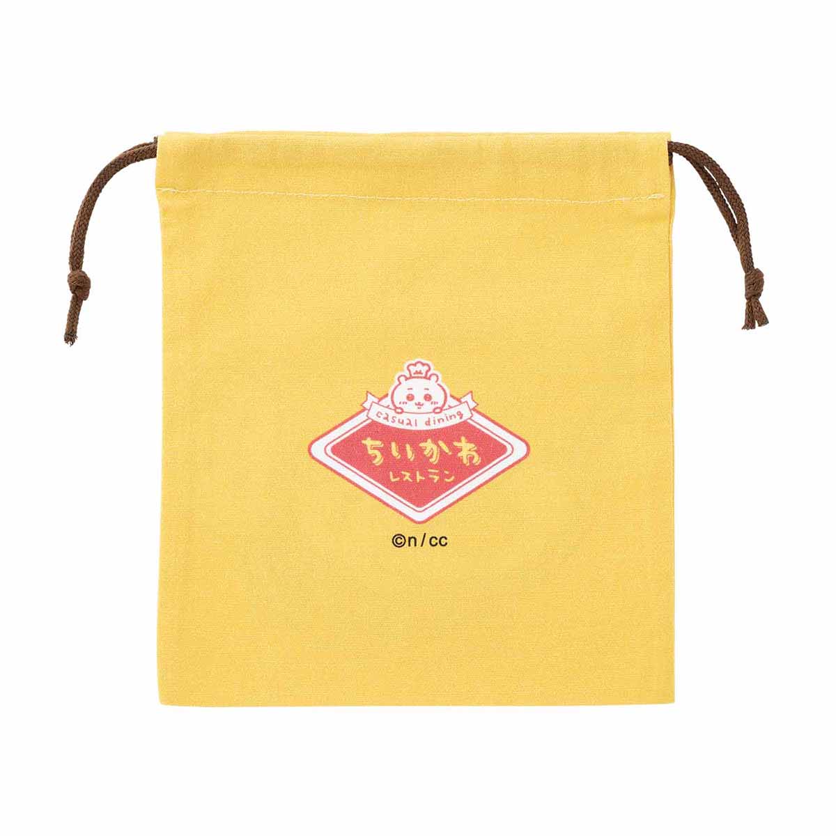 Chiikawa Chiikawa Restaurant Perfect Size Drawstring Bag (Fried Egg)