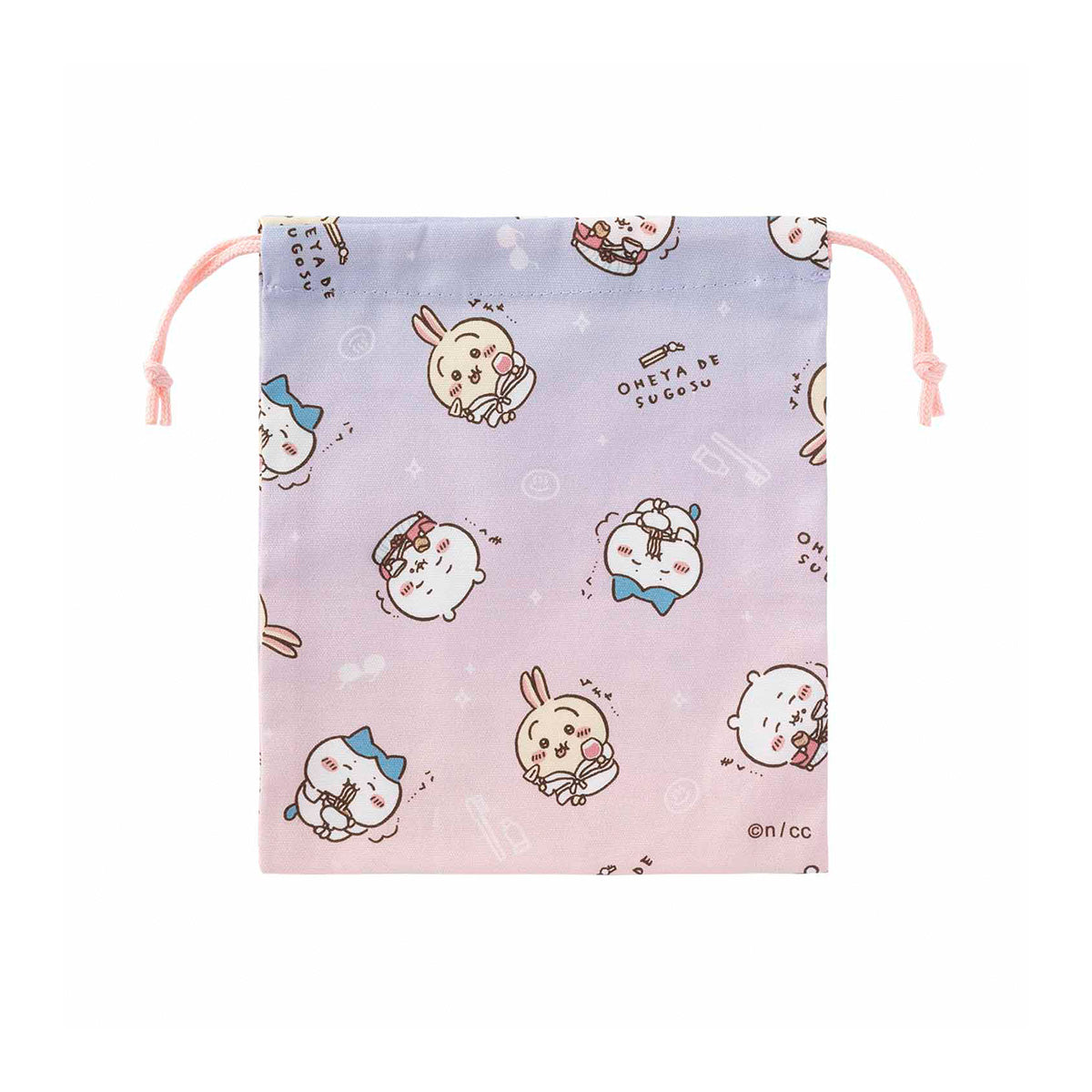 Chiikawa Tokyo Souvenir Perfect Size Drawstring Pouch (OHEYA DE SUGOSU)