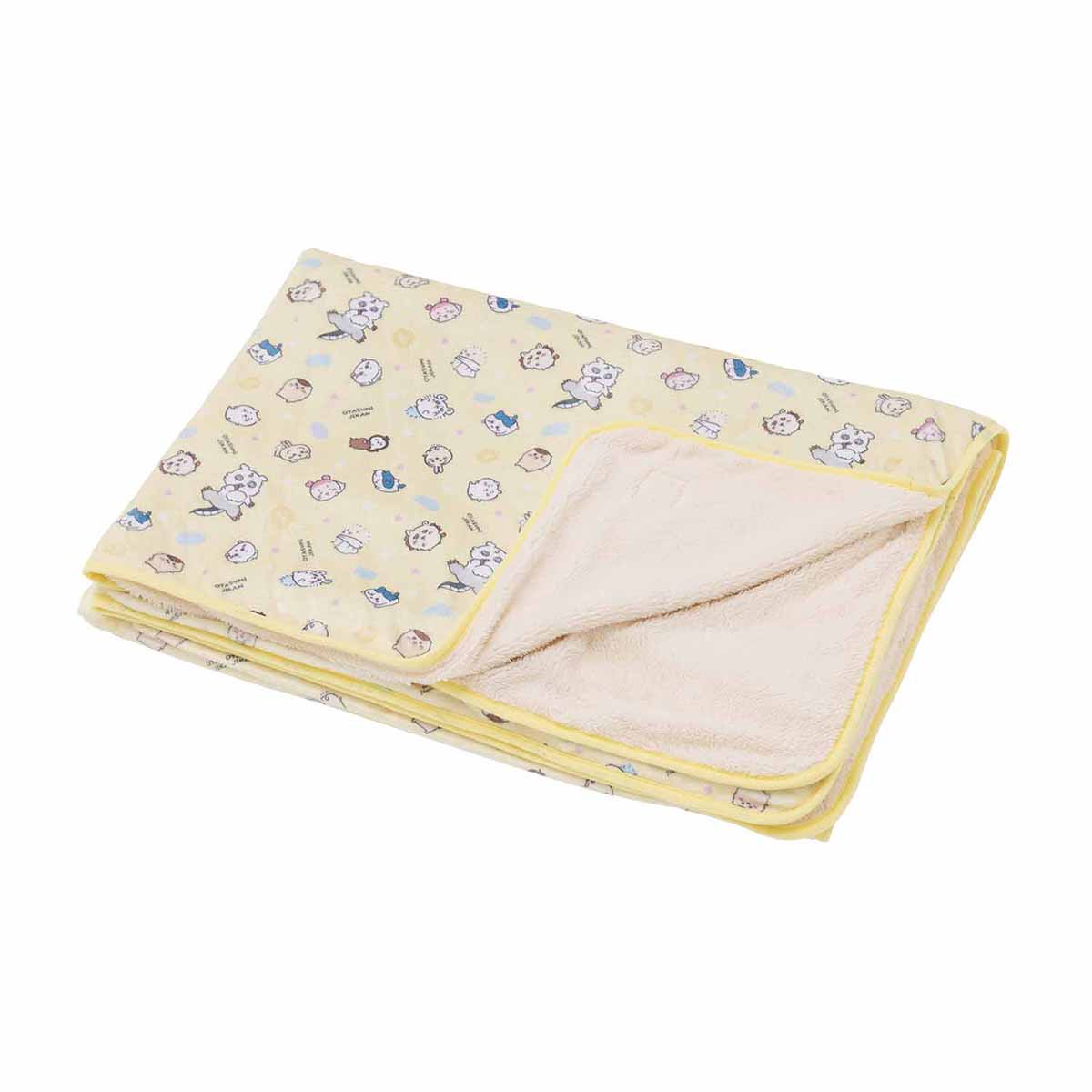 Chiikawa Large Warm Blanket (Pastel Yellow)