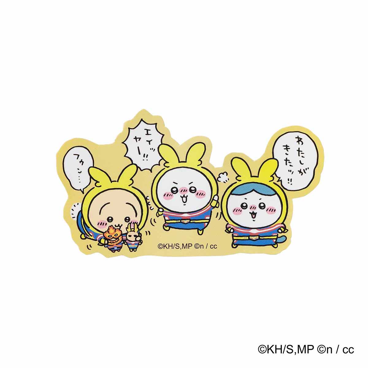 나의 히어로 아카데미아 × 치이카와 스마트폰에 붙일 수 있는 크기 스티커 컬렉션 (전 10종)