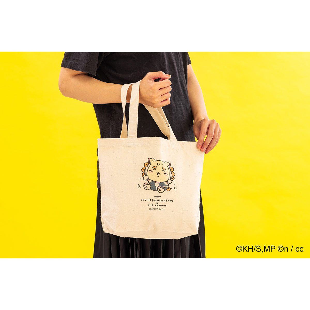 My Hero Academia × Chiikawa Lunch Size Tote Bag (Ochako Uraraka × Shisa)