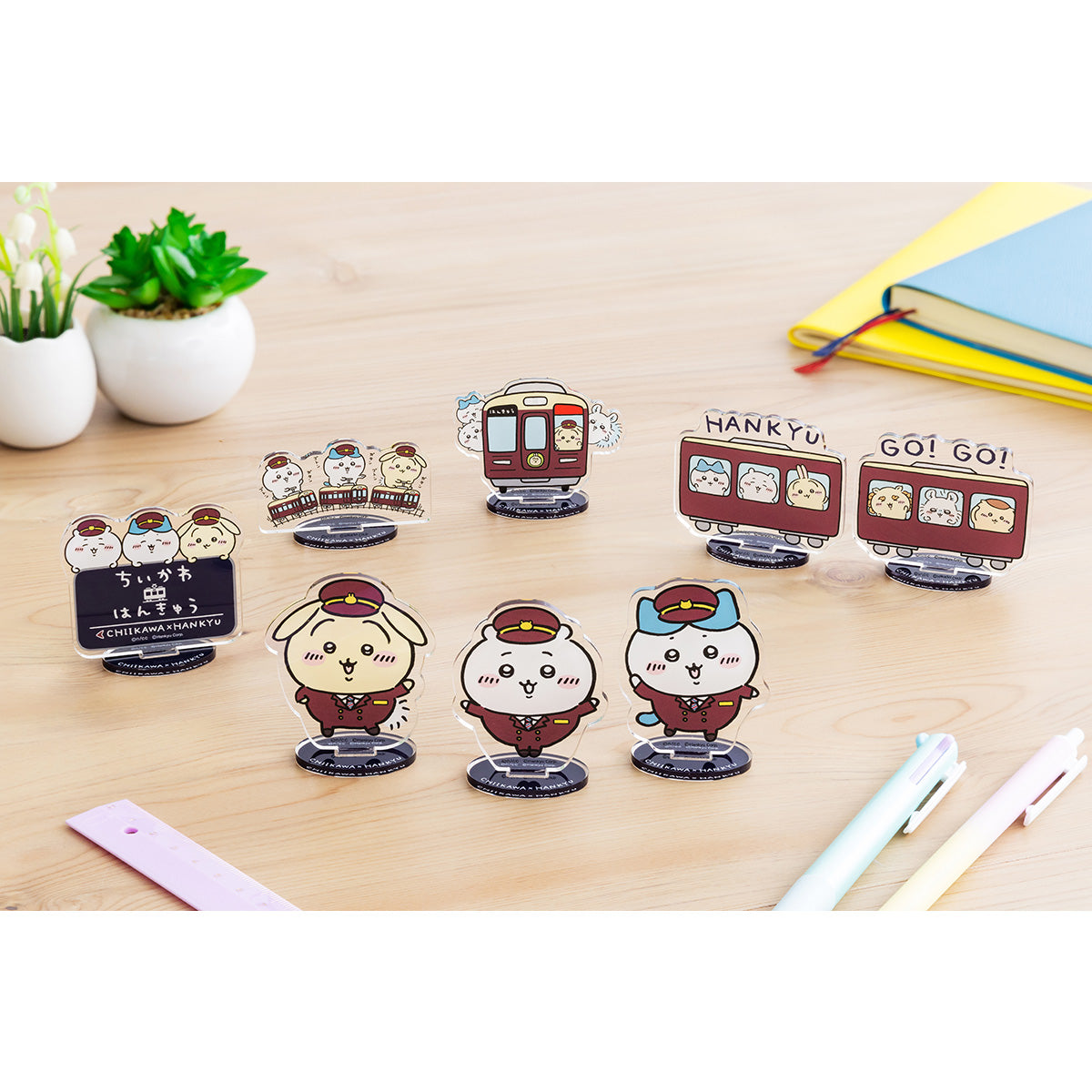 ちいかわ 阪急電車なトレーディングアクリルスタンド(全8種)