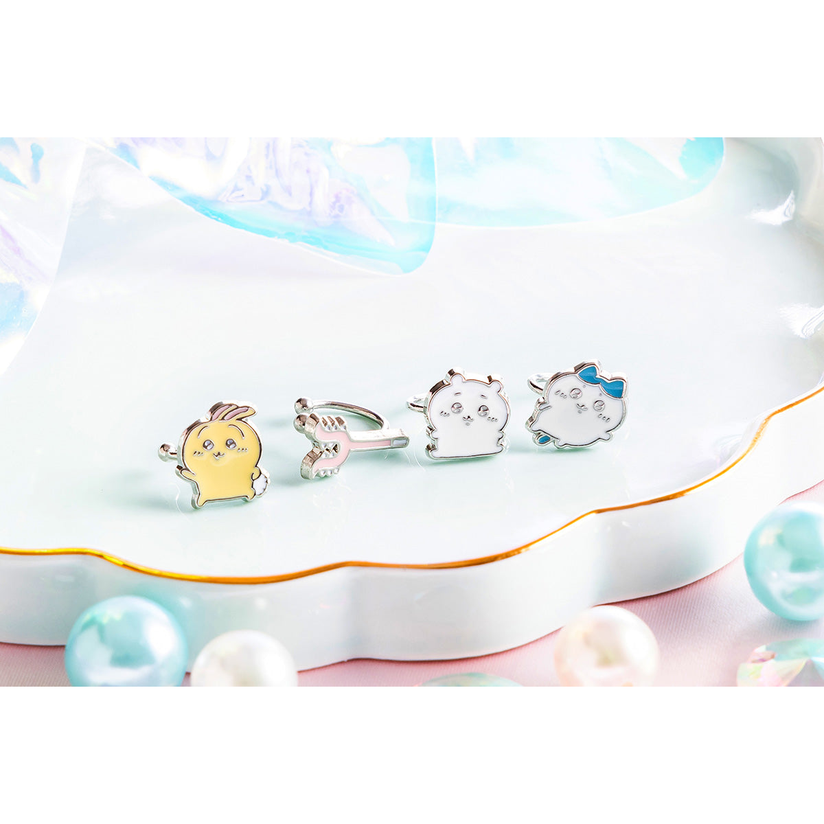 Chiikawa Ear Cuff 4-Piece Set (Good Friends)