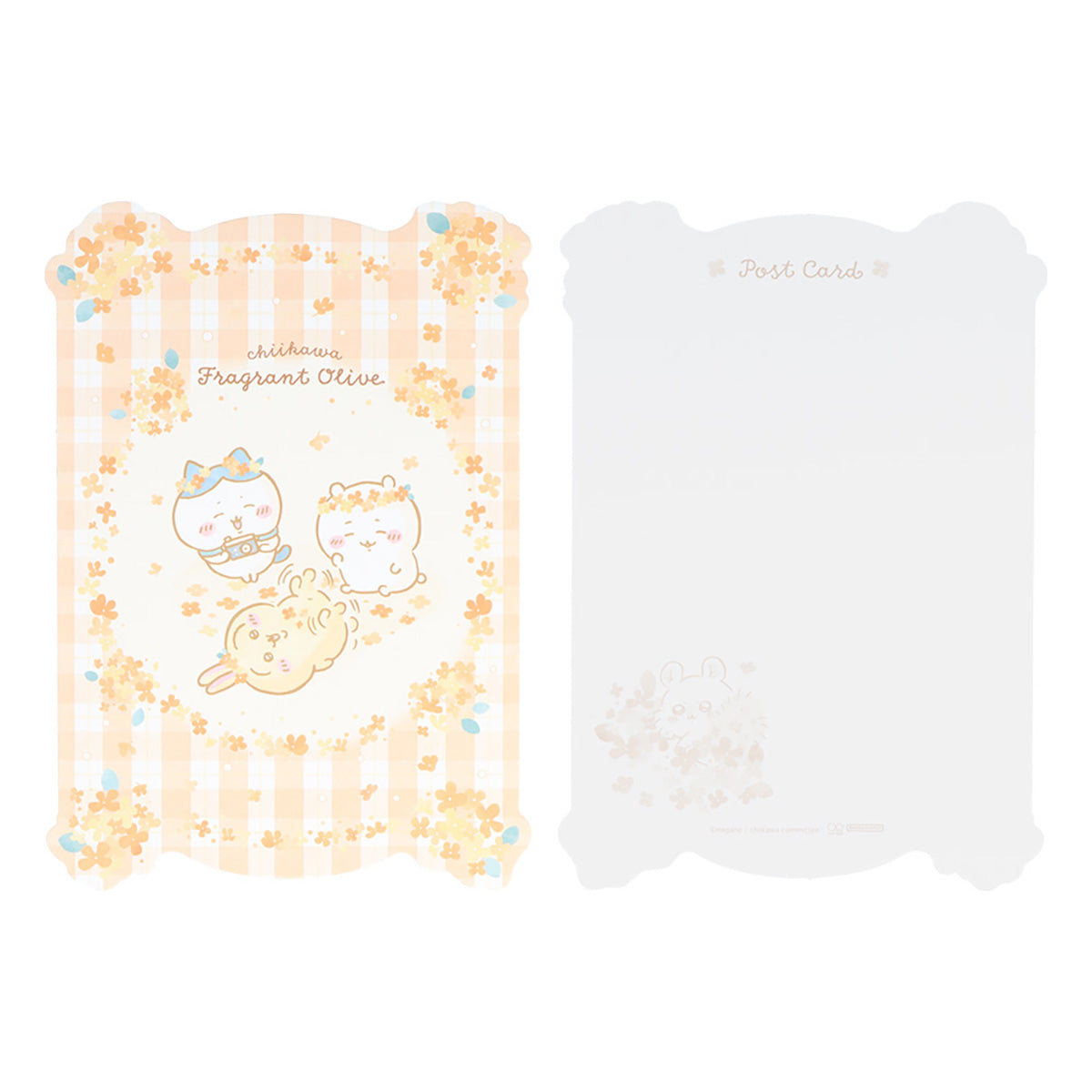 Chiikawa Die-Cut Postcard (Orange)