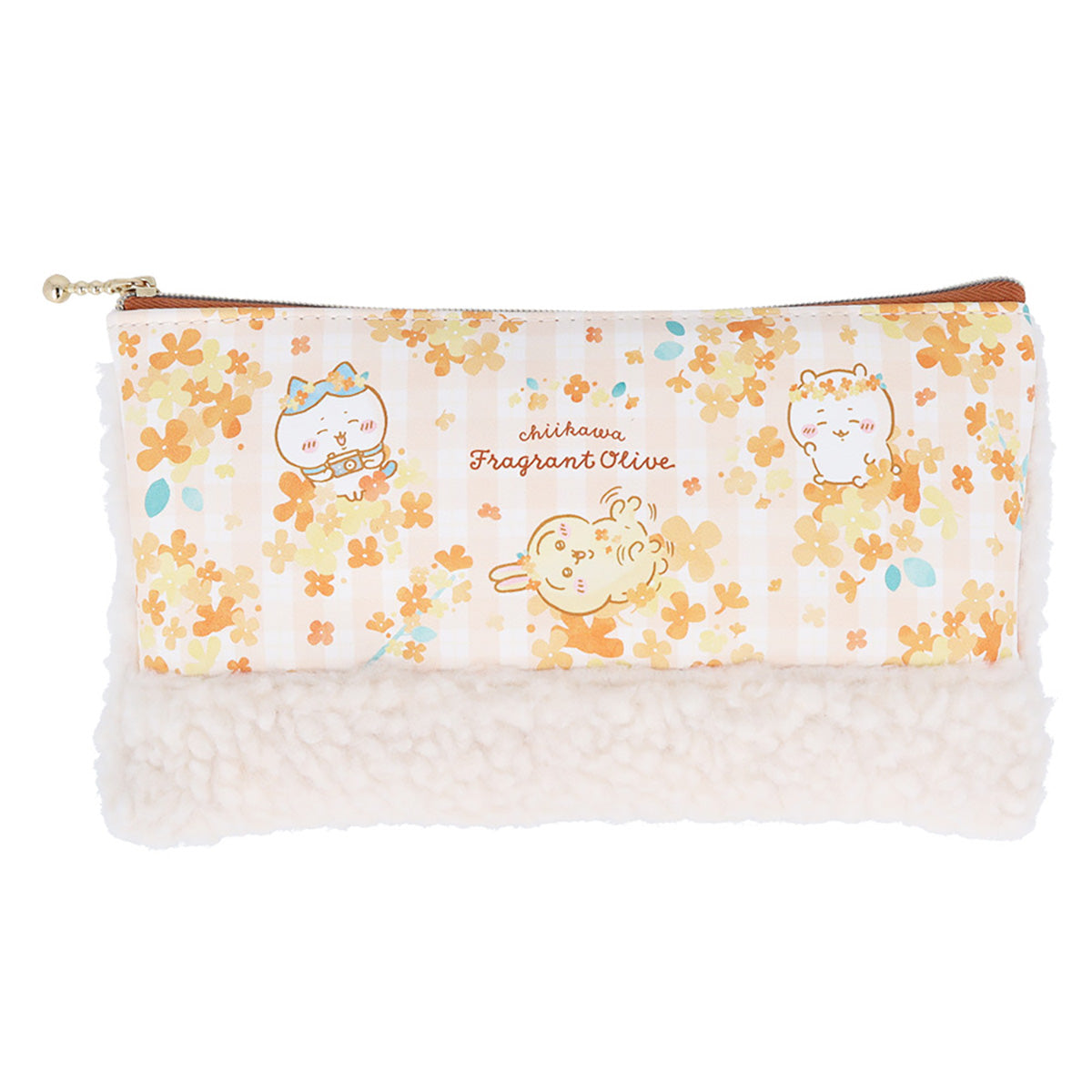 Chiikawa Boa Pen Case (Check)