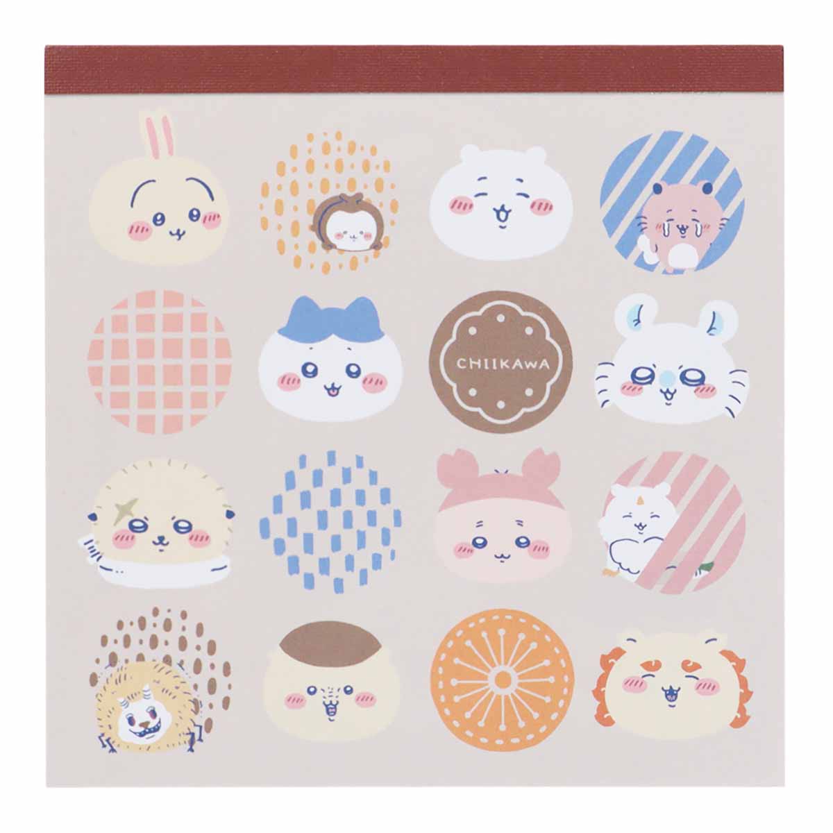 ちいかわ スクエアメモ(おかお)