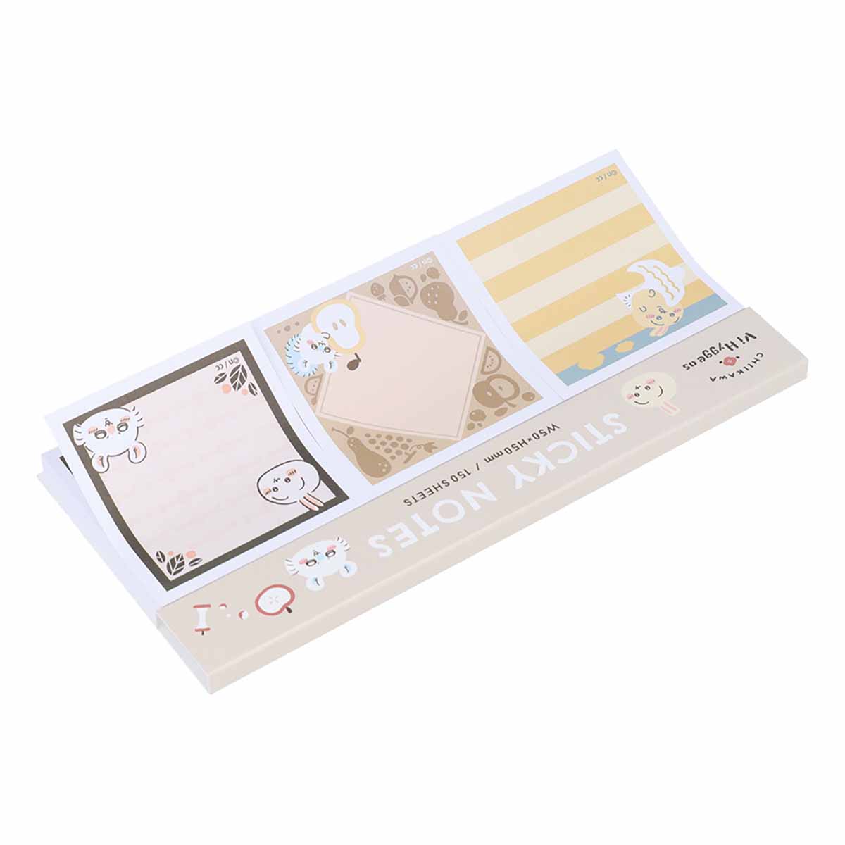 Chiikawa Sticky Note Pad Color (Beige)