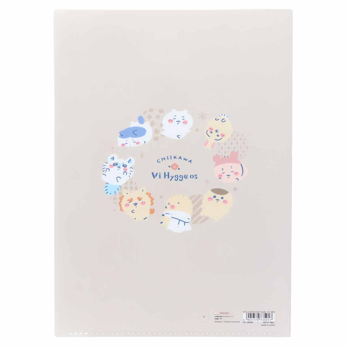 ちいかわ ダイカットクリアファイル5P(おかお)