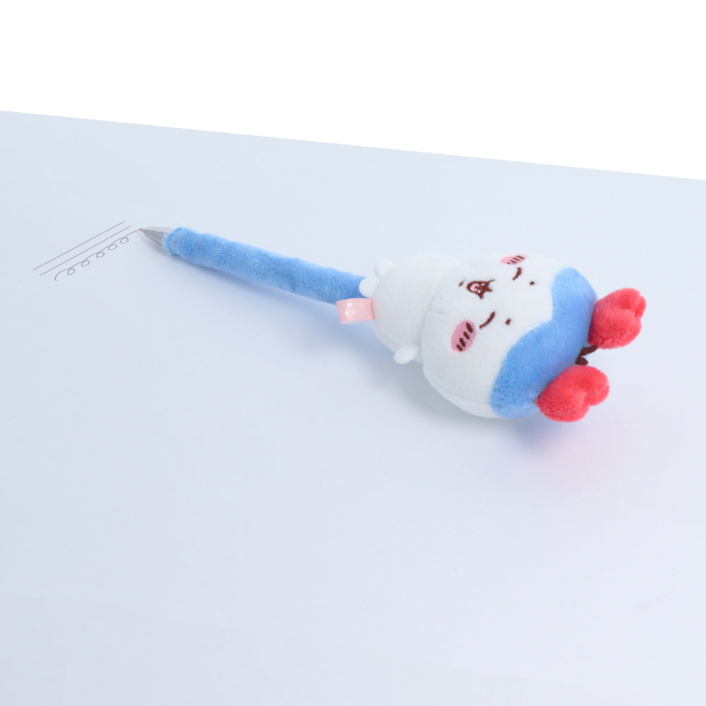 ちいかわ ふわふわマスコットボールペン(ハチワレ2)
