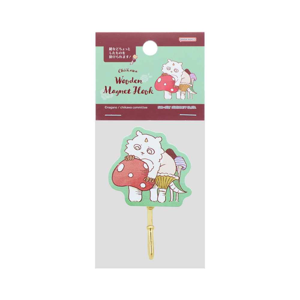 Chiikawa Wooden Magnet Hook (Wonderland Anoko)