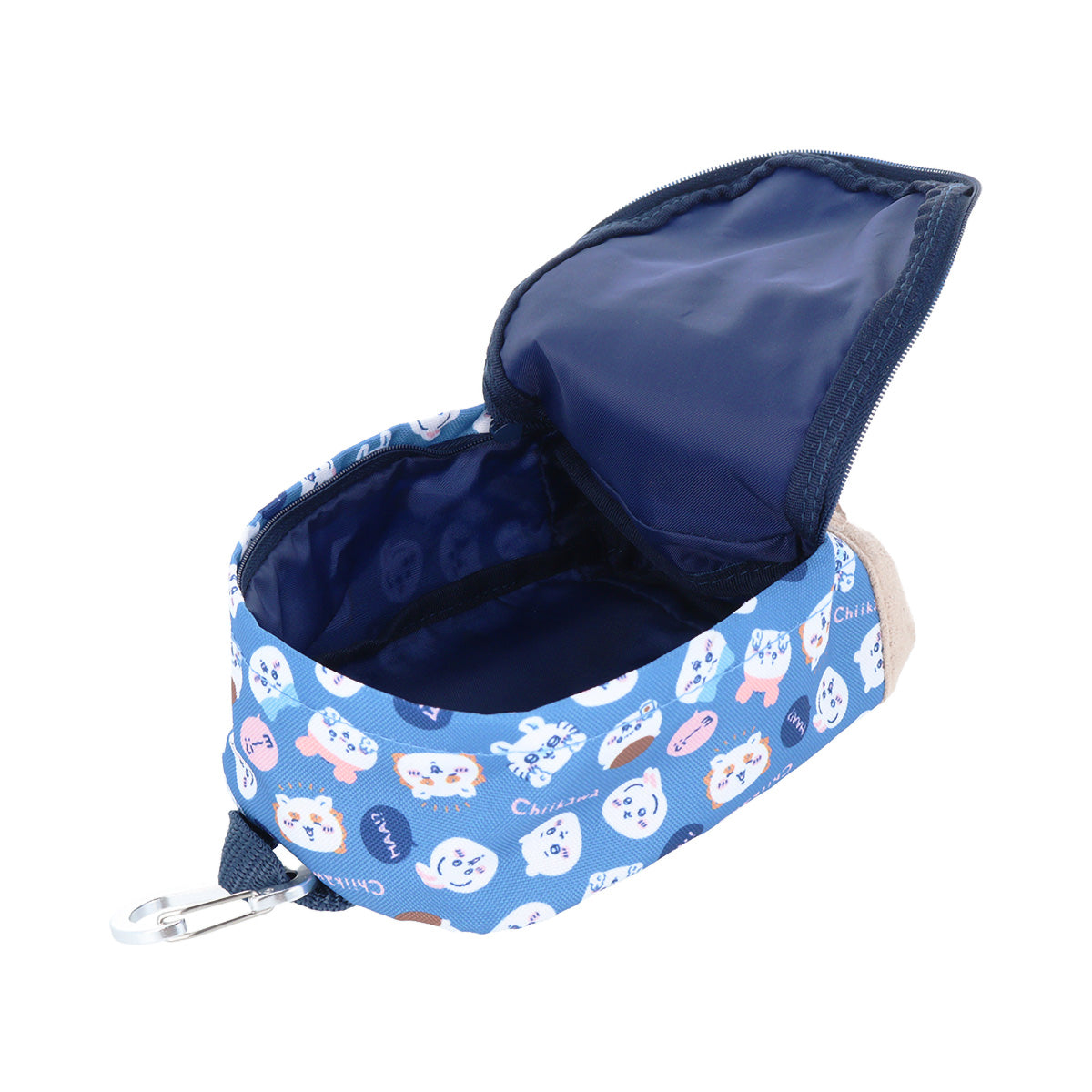 吉伊卡哇 笔袋 BACKPACK 底部绒面 OD28(蓝色)