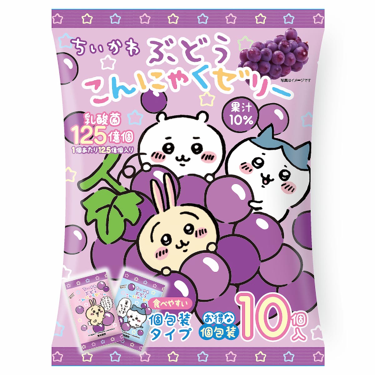 吉伊卡哇 蒟蒻果凍(葡萄口味)