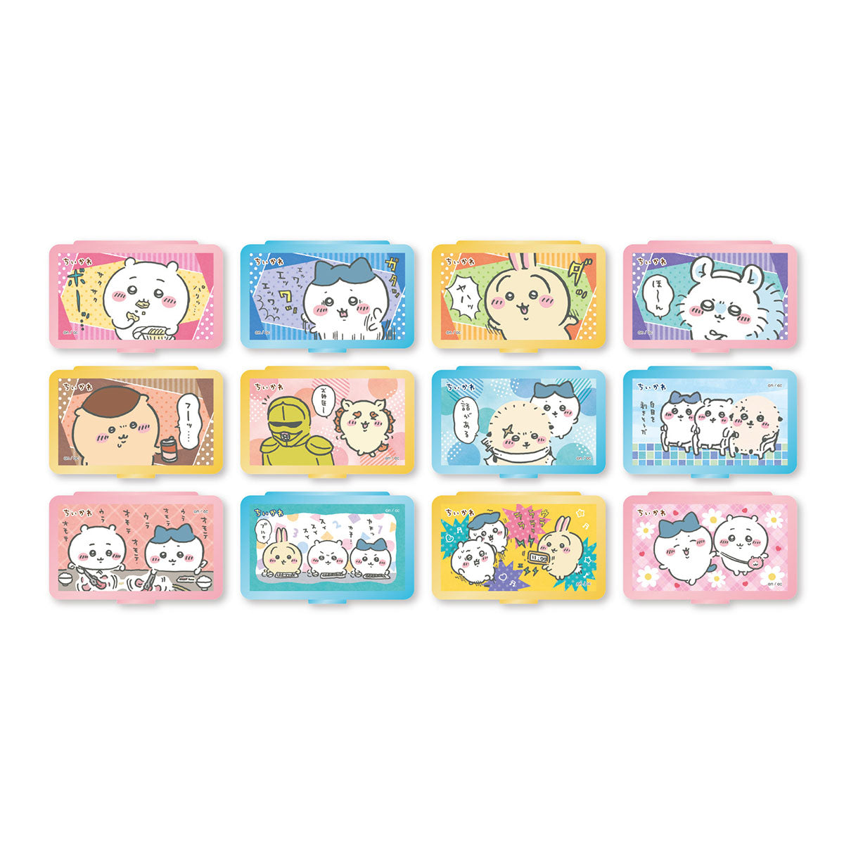 吉伊卡哇 盒子&贴纸(全12种)1BOX 24包入