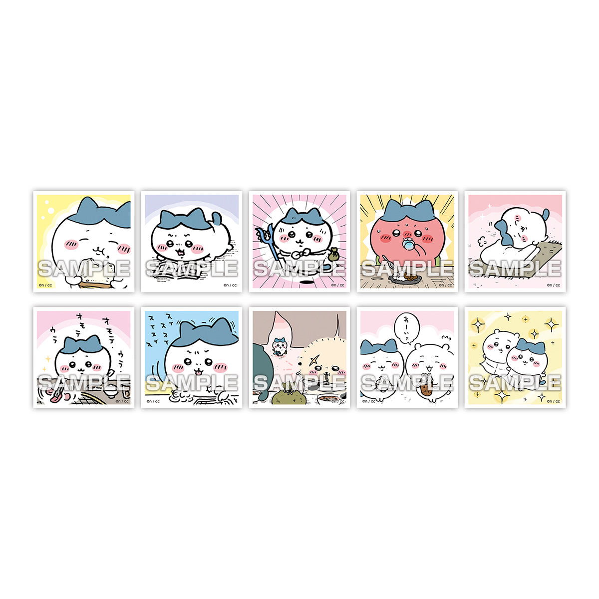 Chiikawa Collectible Sticker Gum 2 (All 50 Types) 1 Box, 20 Packs