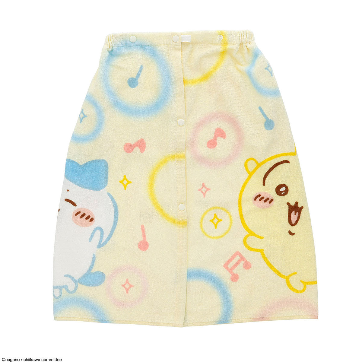 Chiikawa 60-Length Wrap Towel (Let's Dance, Chiikawa)